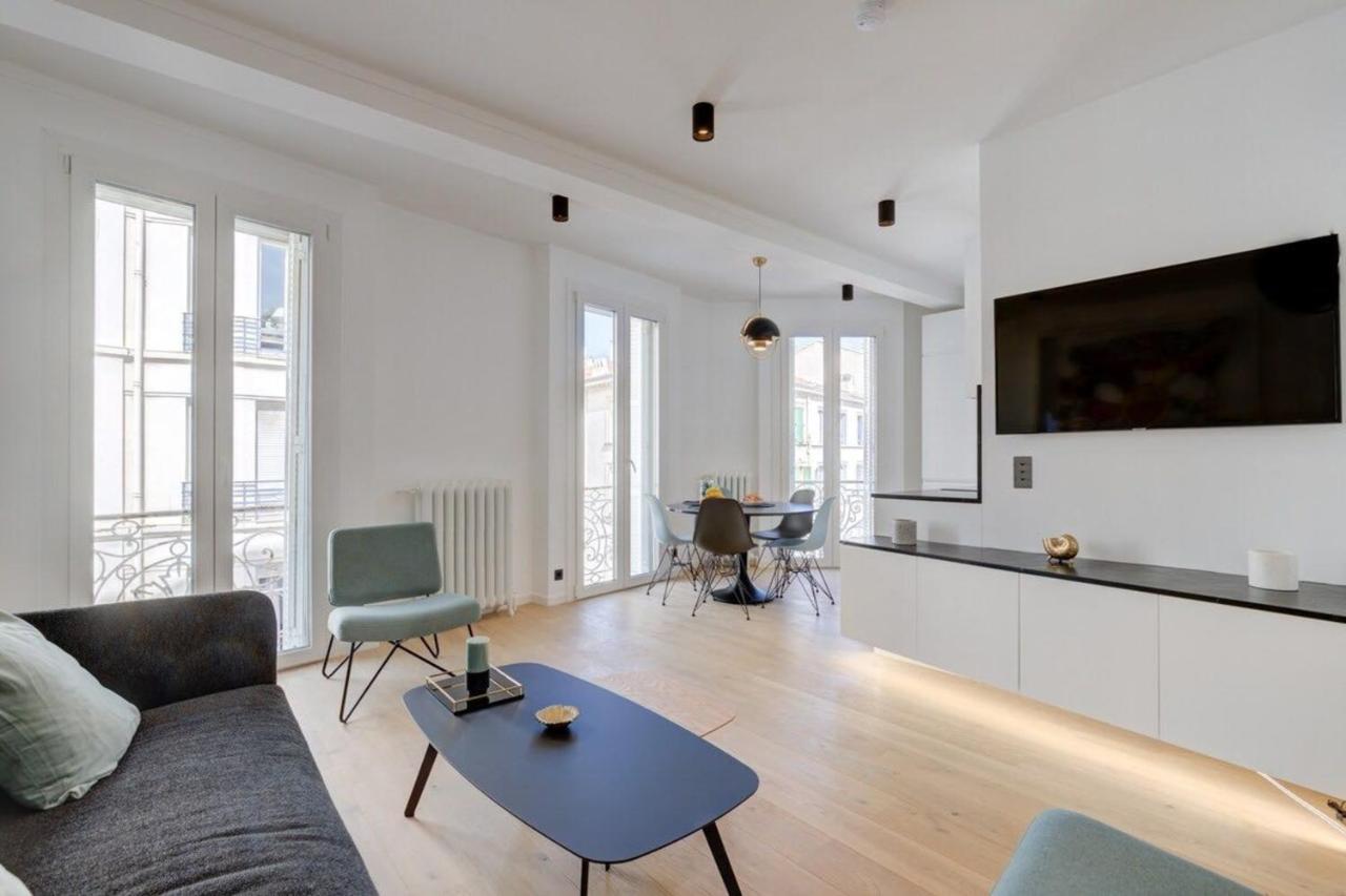 Magnificent Renovated 4-Room Apartment - Croisette Carre D'Or Cannes Dış mekan fotoğraf